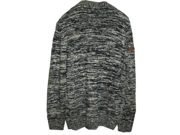 Superdry sweter męski melanż Vintage casual alt XL XXL