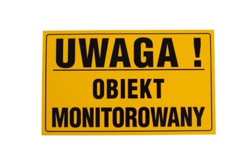 Tablica tabliczka informacyjna ostrzegawcza 20x33