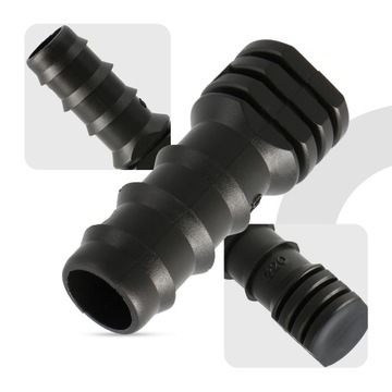 ПЭ ЗАБОРКА 20 ММ ПРЕСС-ПЛУБКА ЗАГЛУШКА ЗАГЛУШКА ШЛАНГА КАПЕЛЬНАЯ ЛИНИЯ ТРУБА