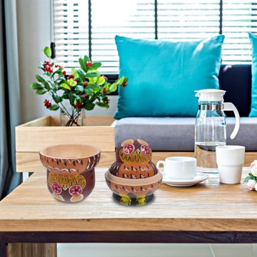 Matrioszka Drewniane Zwierzęta Lalki Rosyjskie