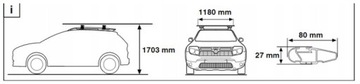 PŘÍČKY STŘEŠNÍ DACIA SANDERO III STEPWAY 3 OE