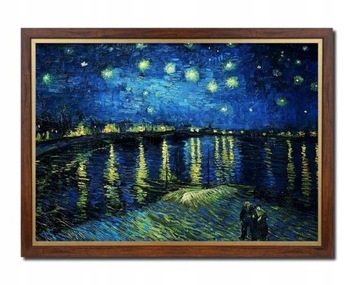 obraz Vincent van Gogh Gwiaździsta noc nad Rodanem