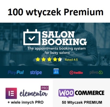 Wtyczka Plugin Salon Booking WordPress