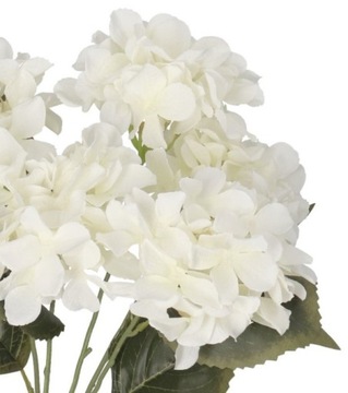 ГИДРЕНЗИЯ ГУСТОЙ КРАСИВЫЙ БУКЕТ ИЗ ИСКУССТВЕННЫХ ЦВЕТОВ КАК ЖИВОЙ БЕЛЫЙ X5