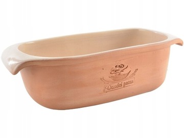 FORMA CERAMICZNA GLAZUROWANA DO PIECZENIA CHLEBA NA CHLEB CIASTO KEKS