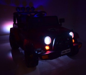 MEGA JEEP FULLTIME, NAPĘD 4X4, 1X12V ,WOLNY START/