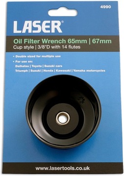 LASER Tools Klucz do filtra oleju 14-kątny 65/67mm DAIHATSU, SUZUKI, TOYOTA