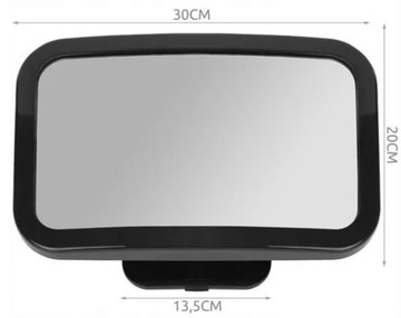 БОЛЬШОЕ ВРАЩАЮЩЕЕСЯ НА 360° ЗЕРКАЛО ДЛЯ НАБЛЮДЕНИЯ ЗА ВАШИМ РЕБЕНКОМ В МАШИНЕ ВО ВРЕМЯ ПУТЕШЕСТВИЯ
