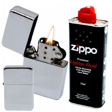 ZAPALNICZKA BENZYNOWA +BENZYNA ZIPPO 125 ml zestaw