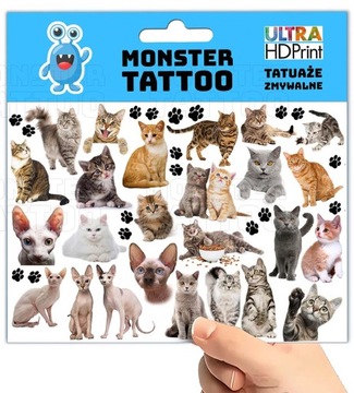 МОЮЩИЕСЯ ВРЕМЕННЫЕ ТАТУ ДЛЯ ДЕТЕЙ ДЕТСКИЕ КОШКИ ОРИГИНАЛЬНЫЕ ДИЗАЙНЫ