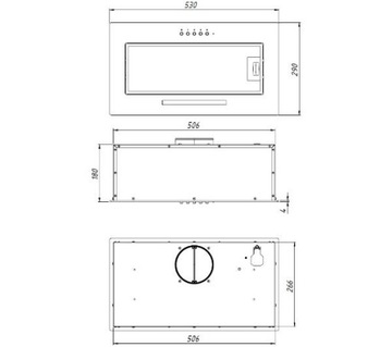 AKPO WK-11 Micra Glass 60 Капот чёрный