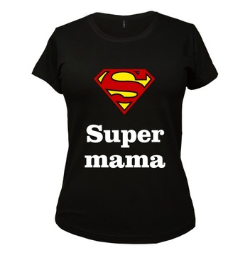 Koszulka damska Dzień Matki Super MAMA