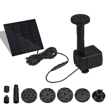 СОЛНЕЧНЫЙ НАСОС ФОНТАННЫЙ НАСОС С СОЛНЕЧНОЙ ПАНЕЛЬЮ + 6 НАСОС 1,5 Вт