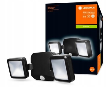 Ledvance LED SPOT naświetlacz LED na baterie SENSOR 10W czarny