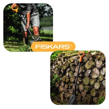 ЛОПАТА Острая прямая Fiskars МЕТАЛЛИЧЕСКАЯ ЛОПАТА С ПРОЧНОЙ РУЧКОЙ, НАБОР 2 шт.