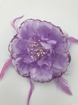 Брошь-цветок из ткани