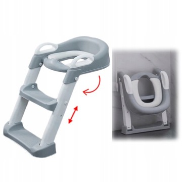 КРЫШКА ДЛЯ УНИТАЗА С ЛЕСТНИЦЕЙ, МЯГКИМ СИДЕНЬЕМ
