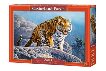 Castorland Tiger on the Rocks Puzzle 500 el.