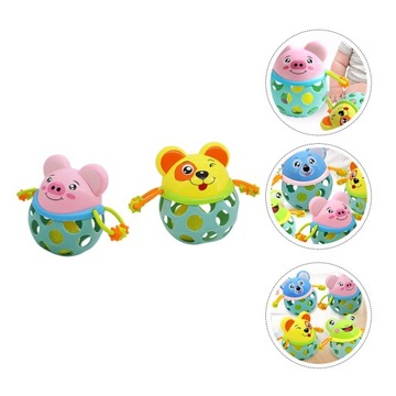 Grzechotki ręczne do łapania piłki. Dziecko