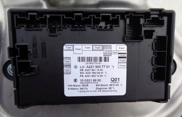 MERCEDES S W221 FACELIFT MODUL DVEŘE ZADNÍ