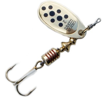 BŁYSTKA OBROTOWA JAXON HISZPANKA NA OKONIA I SZCZUPAKA OBROTÓWKA nr2