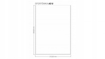 KOSZULKI OFERTÓWKI A3 KOSZULKA OFERTOWA BIUROWA