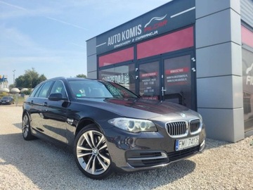 BMW Seria 5 F10-F11 Touring Facelifting 525d 218KM 2014 BMW Seria 5 GWARANCJA 525D xDrive POLIFT Zamiana RATY Udok. przebieg Pano