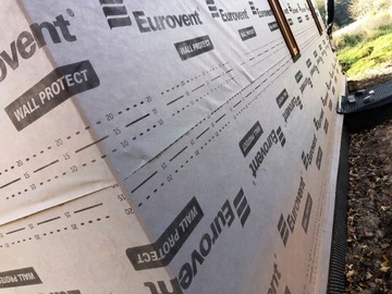 FOLIA WIATROIZOLACJA MEMBRANA WIATROIZOLACYJNA Z TAŚMĄ WALL PROTECT SK2 100