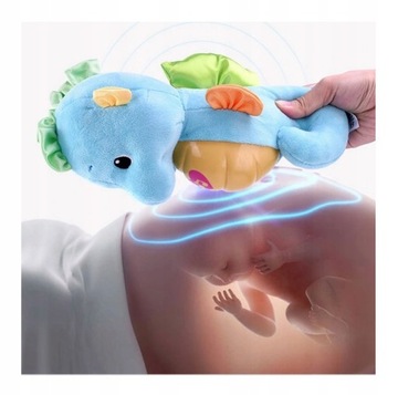 Сенсорный успокоитель FISHER PRICE GLOWING SEA HORSE для малыша +0м