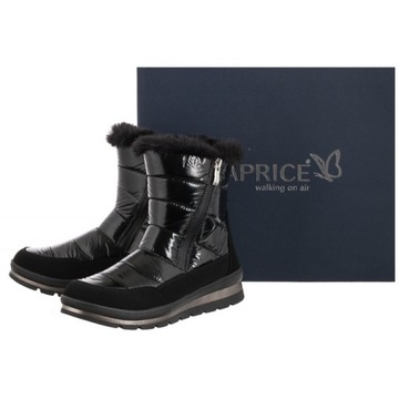 Buty Śniegowce Damskie Caprice Czarne 9-26433-41