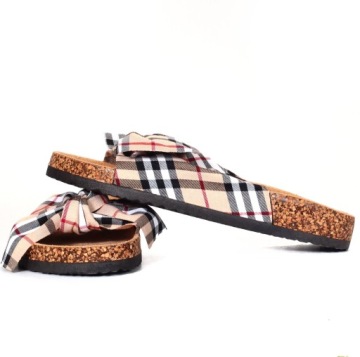 ТАПОЧКИ ЖЕНСКИЕ ПРОФИЛИРОВАННЫЕ ТАПОЧКИ С БАНТОМ