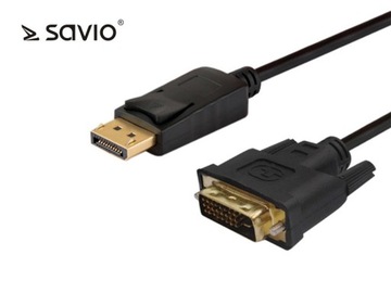 DisplayPort — КАБЕЛЬ DVI SAVIO, 3 м