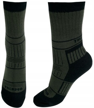 Skarpety skarpetki termiczne trekkingowe MFH Thermo Alaska Olive 45-47