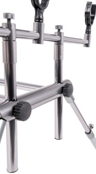 STANOWISKO KARPIOWE STOJAK WĘDKARSKI ROD POD PODPÓRKA NECO