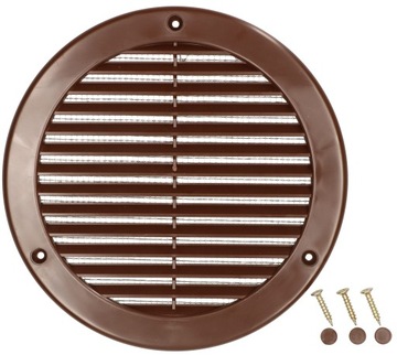 KRATKA OSŁONA WENTYLACYJNA OKRĄGŁA 150MM Z SIATKĄ