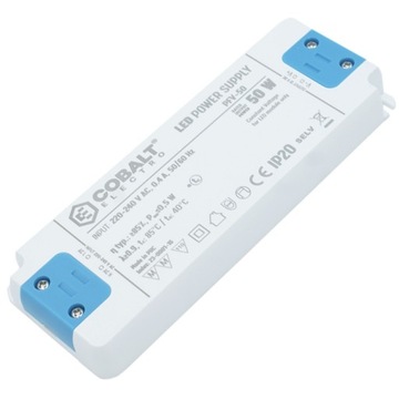 Zasilacz LED CobaltElectro PFV 12V 50W IP20