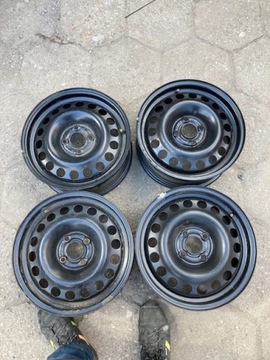 4× DISK OCELOVÝ OPEL OE CORSA D 6.0" X 15" 4X100 ET 39