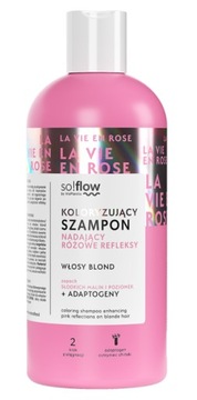SO!FLOW RÓŻOWY SZAMPON NADAJĄCY REFLEKSY WŁOSOM BLOND 300ml