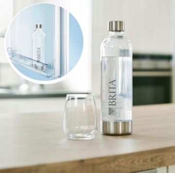 НАБОР БУТЫЛОК BRITA ДЛЯ ВОДЫ SodaOne, 2 БУТЫЛКИ, АКСЕССУАРЫ ДЛЯ САТУРАТОРА ВОДЫ