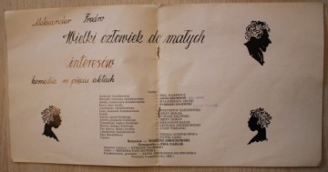 Александр Фредро - Великий человек для небольшой бизнес-комедии в 5 действиях