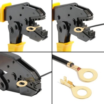 ПРЕСС-ИНСТРУМЕНТ ДЛЯ РАЗЪЕМОВ НЕИЗОЛИРОВАННЫХ КАБЕЛЕЙ 0,5-6,0 мм²