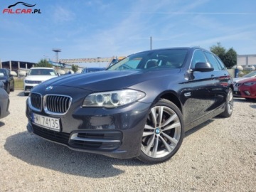 BMW Seria 5 F10-F11 Touring Facelifting 525d 218KM 2014 BMW Seria 5 GWARANCJA 525D xDrive POLIFT Zamiana RATY Udok. przebieg Pano, zdjęcie 1