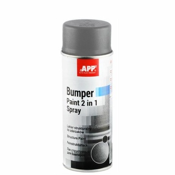 APP Bumper Lakier strukturalny do zderzaków szary spray 400 ml