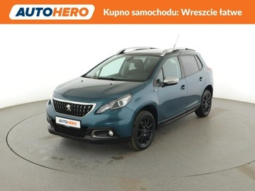 Peugeot 2008 I SUV Facelifting 1.2 PureTech 110KM 2017 Peugeot 2008 Style panorama grzane fotele kamera