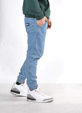 Spodnie XL Bossline Cut Jeans Joggery Light jasne