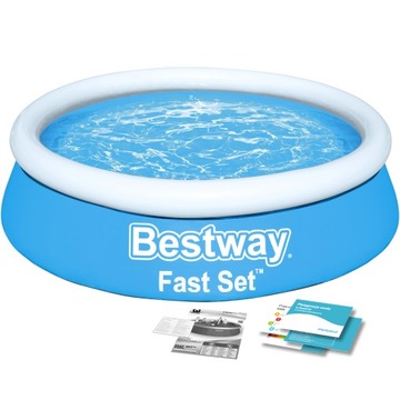 BASEN OGRODOWY ROZPOROWY DLA DZIECI RODZINNY 183x51cm BESTWAY
