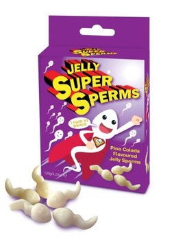 Żelki Plemniki O Smaku Pina Colady Super Sperms
