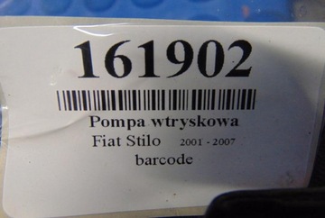 FIAT STILO 1.9JTD ČERPADLO VSTŘIKOVAČE 0445010007