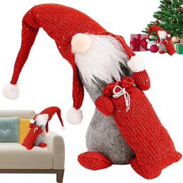 SKRZAT MIKOŁAJ GNOM ŚWIĄTECZNY NA PREZENT ŚWIĘTA BOŻE NARODZENIE STOJĄCY