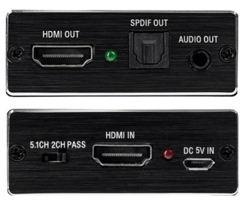 Экстрактор HDMI + аудио SPDiF/разъем 3,5 мм SPH-AE02